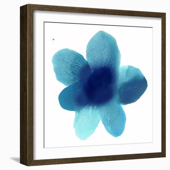 Blue Bloom I-Hannah Carlson-Framed Art Print