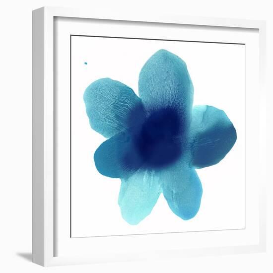 Blue Bloom I-Hannah Carlson-Framed Art Print