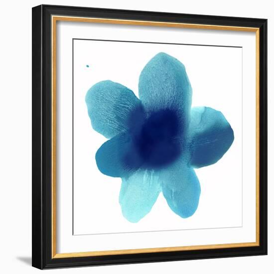 Blue Bloom I-Hannah Carlson-Framed Art Print