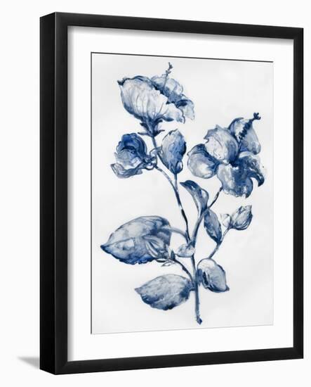 Blue Blooming-null-Framed Art Print