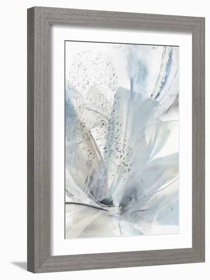 Blue Blooms I-null-Framed Art Print