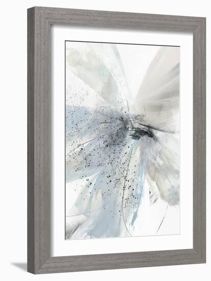 Blue Blooms III-null-Framed Art Print