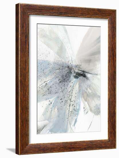 Blue Blooms III-null-Framed Art Print