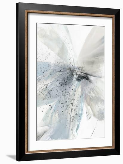 Blue Blooms III-null-Framed Art Print