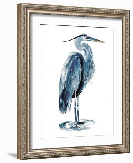 Blue Blue Heron I-Jennifer Parker-Framed Art Print