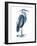 Blue Blue Heron I-Jennifer Parker-Framed Art Print