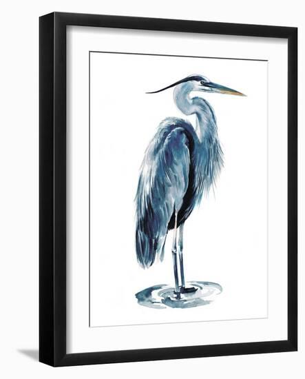 Blue Blue Heron I-Jennifer Parker-Framed Art Print