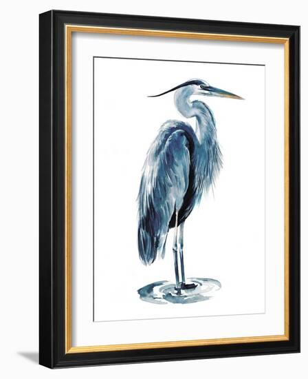 Blue Blue Heron I-Jennifer Parker-Framed Art Print