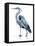 Blue Blue Heron II-Jennifer Parker-Framed Stretched Canvas