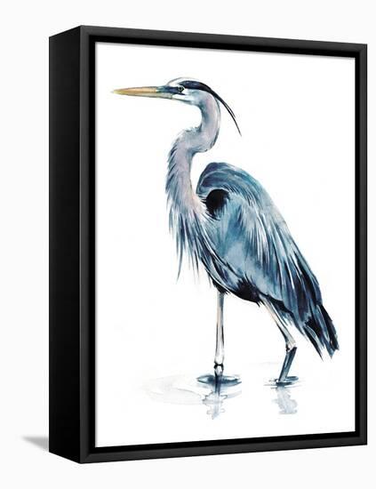 Blue Blue Heron II-Jennifer Parker-Framed Stretched Canvas