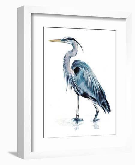 Blue Blue Heron II-Jennifer Parker-Framed Art Print