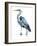 Blue Blue Heron II-Jennifer Parker-Framed Art Print