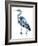 Blue Blue Heron II-Jennifer Parker-Framed Art Print