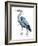 Blue Blue Heron II-Jennifer Parker-Framed Art Print