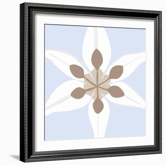 Blue Blush-Emily Burrowes-Framed Giclee Print