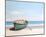 Blue Boat on Beach-Zhen-Huan Lu-Mounted Art Print