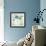 Blue Bohemian Bouquet II-June Erica Vess-Framed Art Print displayed on a wall