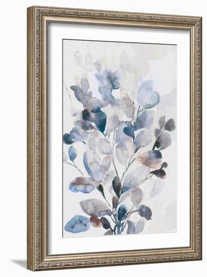 Blue Boho Leaves I-Asia Jensen-Framed Art Print