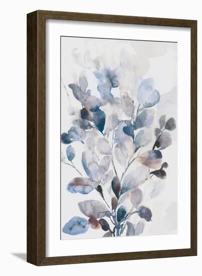 Blue Boho Leaves I-Asia Jensen-Framed Art Print