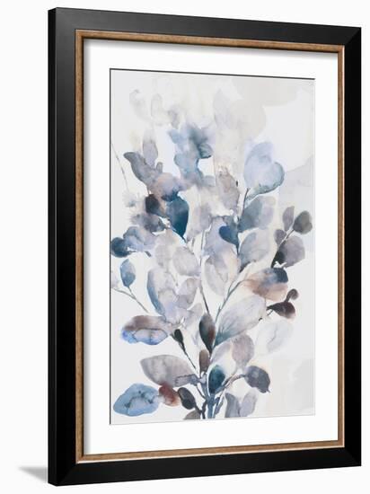 Blue Boho Leaves I-Asia Jensen-Framed Art Print