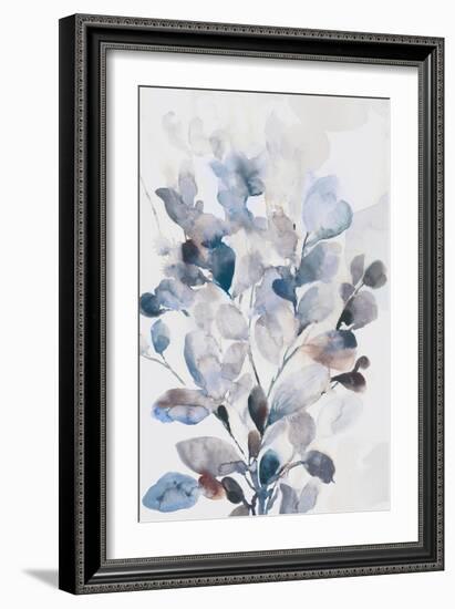 Blue Boho Leaves I-Asia Jensen-Framed Art Print