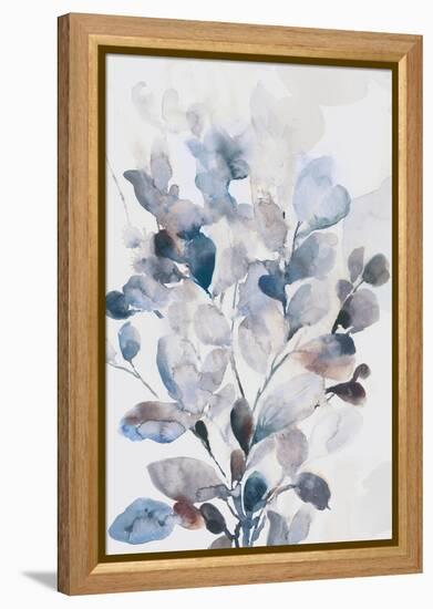 Blue Boho Leaves I-Asia Jensen-Framed Stretched Canvas