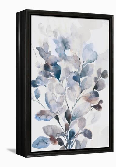 Blue Boho Leaves I-Asia Jensen-Framed Stretched Canvas