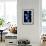 Blue Bokeh I-Erin Berzel-Framed Photographic Print displayed on a wall