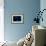 Blue Bokeh II-Erin Berzel-Framed Photographic Print displayed on a wall