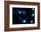 Blue Bokeh II-Erin Berzel-Framed Photographic Print