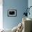 Blue Bokeh III-Erin Berzel-Framed Photographic Print displayed on a wall