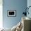 Blue Bokeh III-Erin Berzel-Framed Photographic Print displayed on a wall