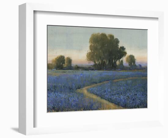 Blue Bonnet Field I-Tim O'toole-Framed Art Print