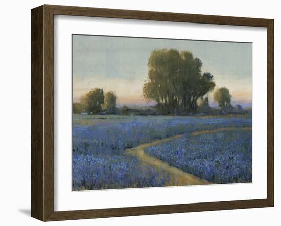 Blue Bonnet Field I-Tim O'toole-Framed Art Print