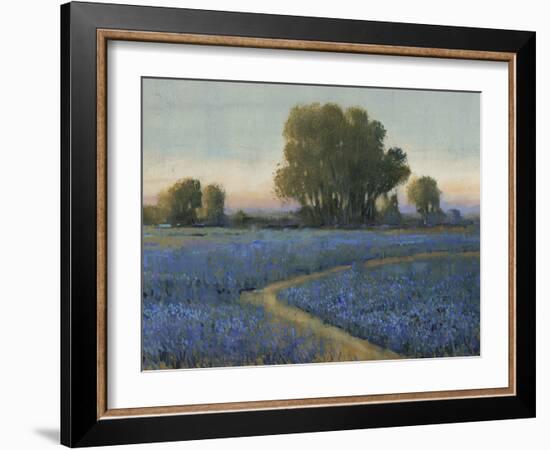 Blue Bonnet Field I-Tim O'toole-Framed Art Print