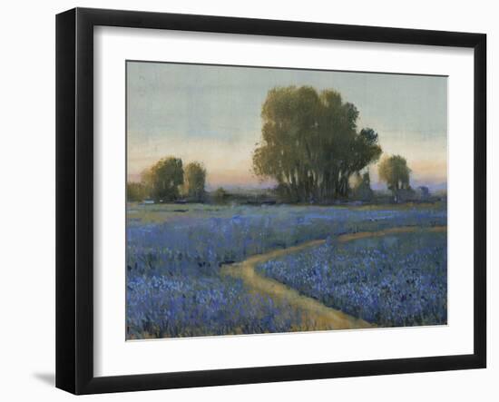 Blue Bonnet Field I-Tim O'toole-Framed Art Print