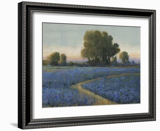 Blue Bonnet Field I-Tim O'toole-Framed Art Print