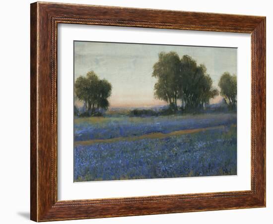 Blue Bonnet Field II-Tim O'toole-Framed Art Print