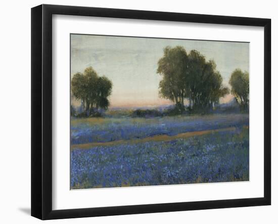 Blue Bonnet Field II-Tim O'toole-Framed Art Print