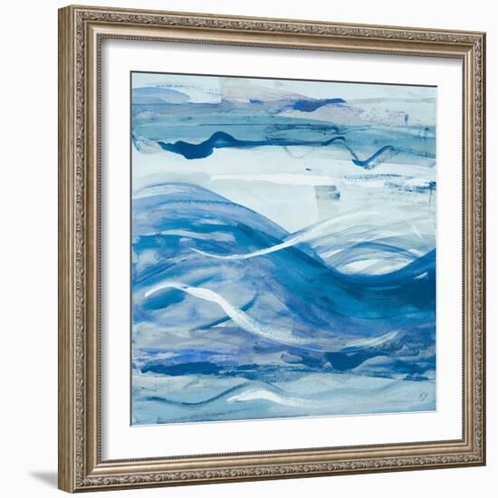 Blue Bossa Nova I-Lanie Loreth-Framed Art Print