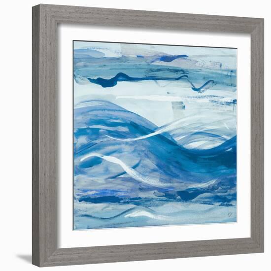 Blue Bossa Nova I-Lanie Loreth-Framed Art Print