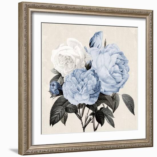 Blue Botanical Arrangement I-Kelly Donovan-Framed Art Print