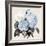 Blue Botanical Arrangement I-Kelly Donovan-Framed Art Print