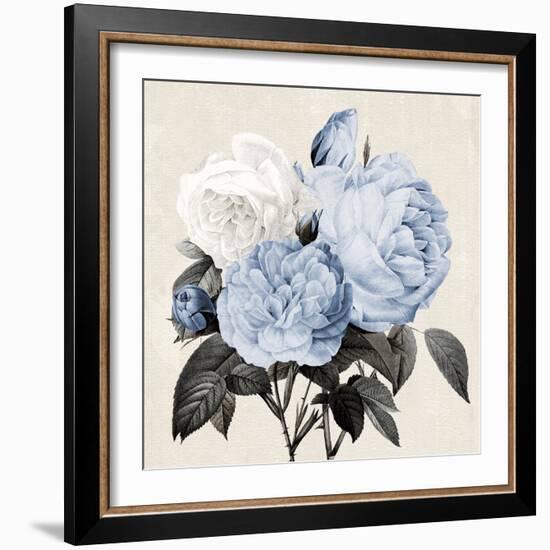 Blue Botanical Arrangement I-Kelly Donovan-Framed Art Print