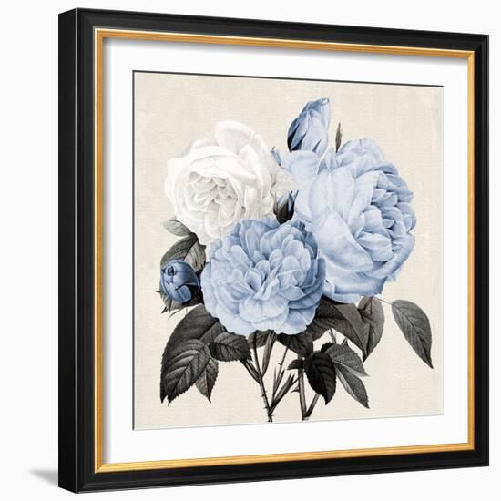 Blue Botanical Arrangement I-Kelly Donovan-Framed Art Print