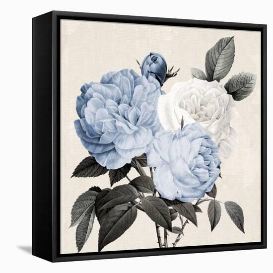 Blue Botanical Arrangement II-Kelly Donovan-Framed Stretched Canvas