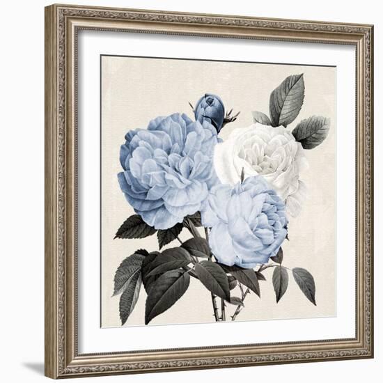 Blue Botanical Arrangement II-Kelly Donovan-Framed Art Print