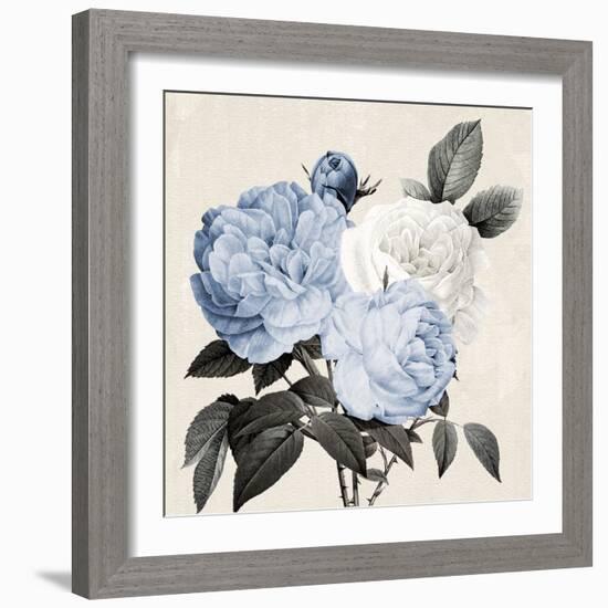 Blue Botanical Arrangement II-Kelly Donovan-Framed Art Print