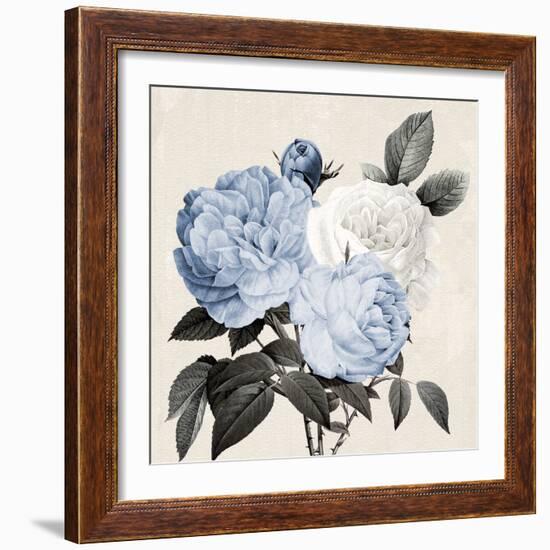 Blue Botanical Arrangement II-Kelly Donovan-Framed Art Print