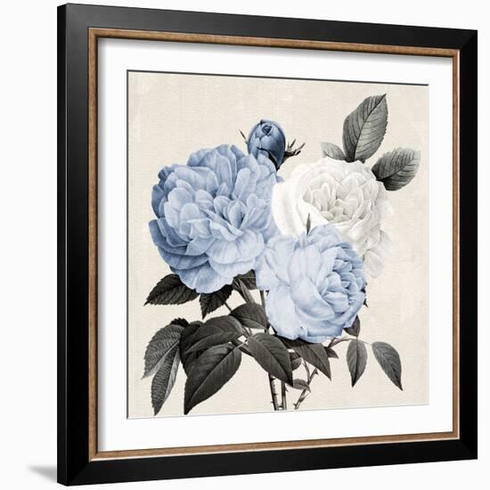 Blue Botanical Arrangement II-Kelly Donovan-Framed Art Print